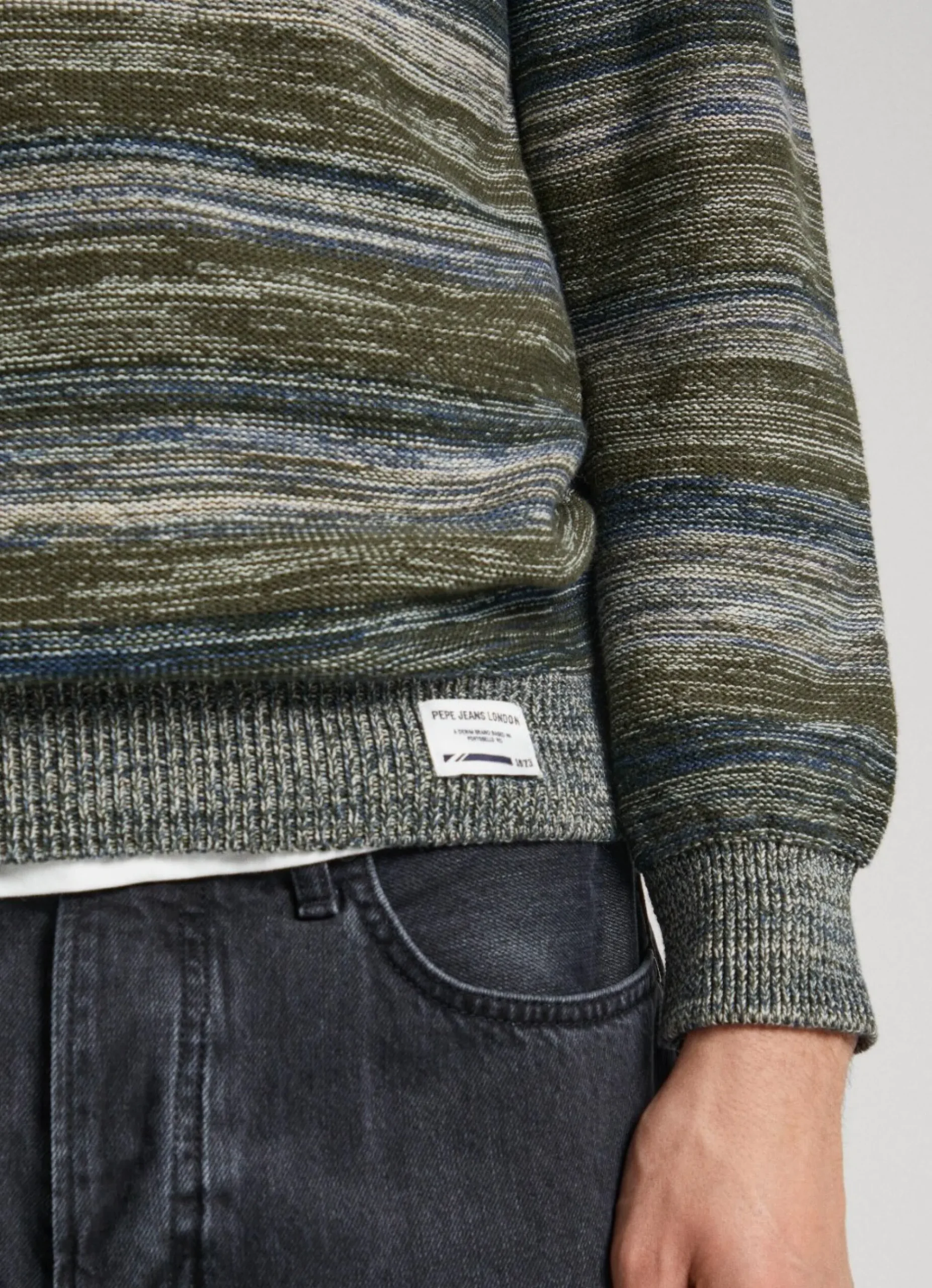 Homem Pepe Jeans Malhas>Sweater Com Padrao As Riscas