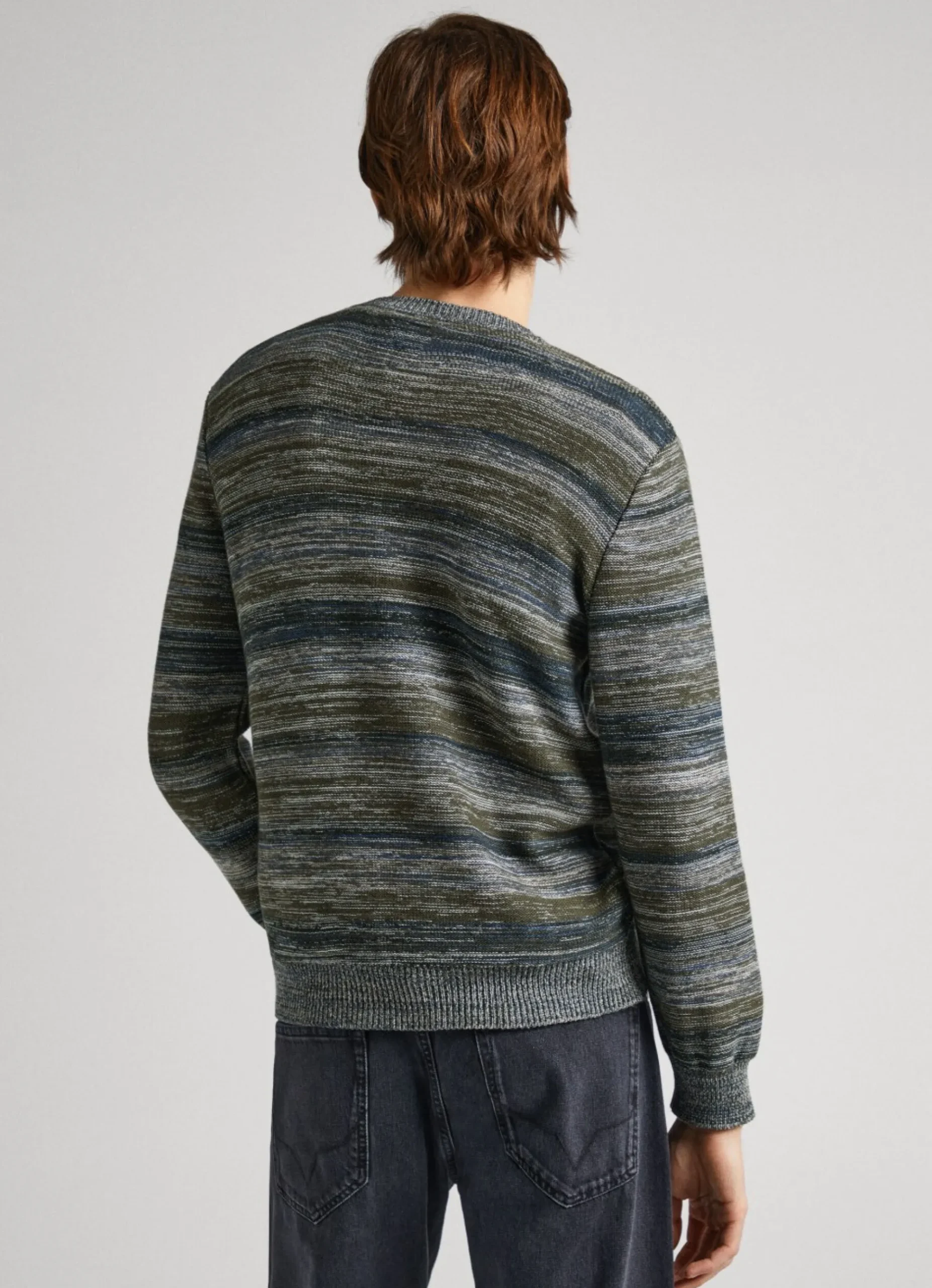 Homem Pepe Jeans Malhas>Sweater Com Padrao As Riscas