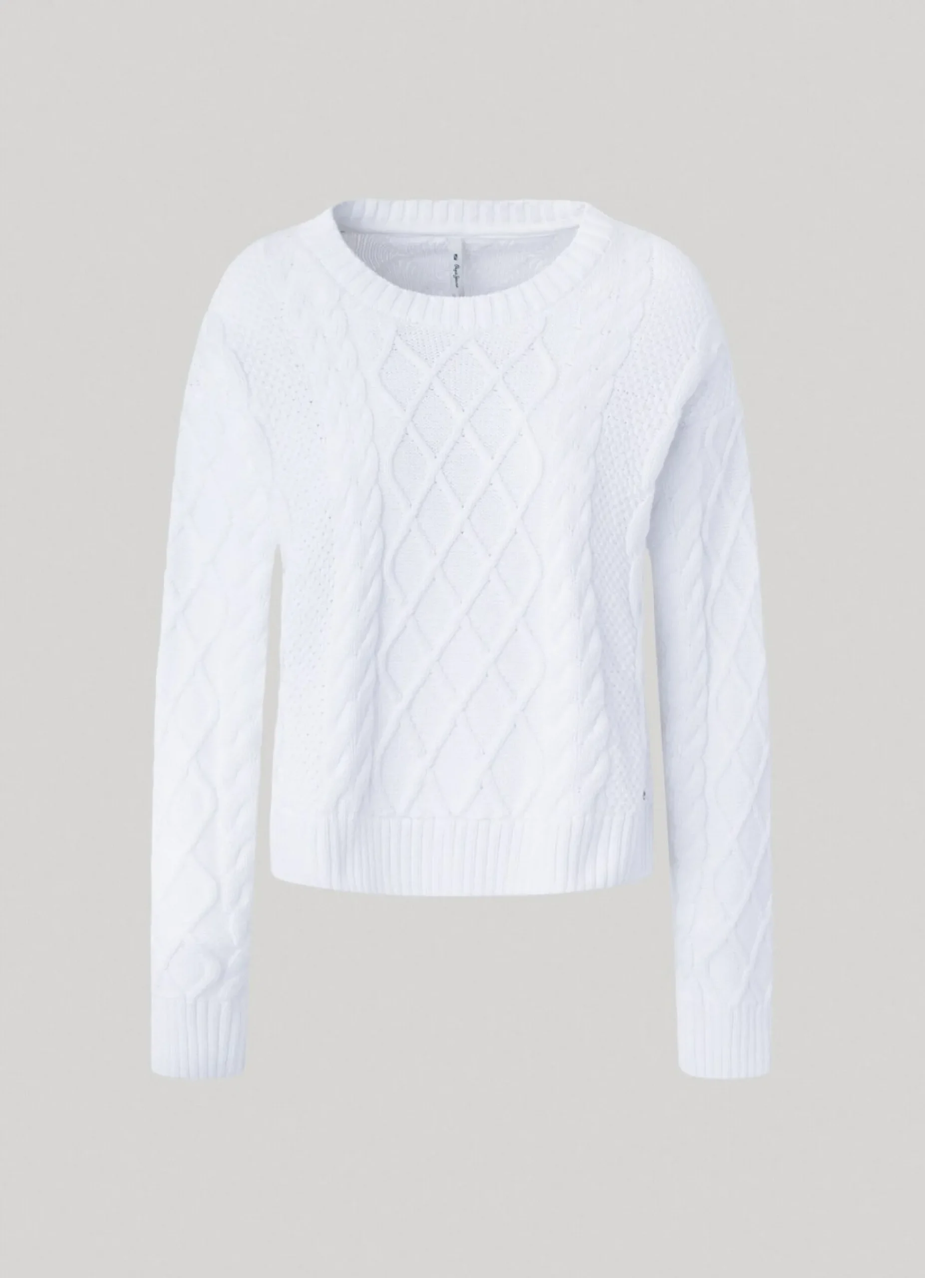 Mulher Pepe Jeans Malhas E Cardigans>Sweater De Malha Entrancada
