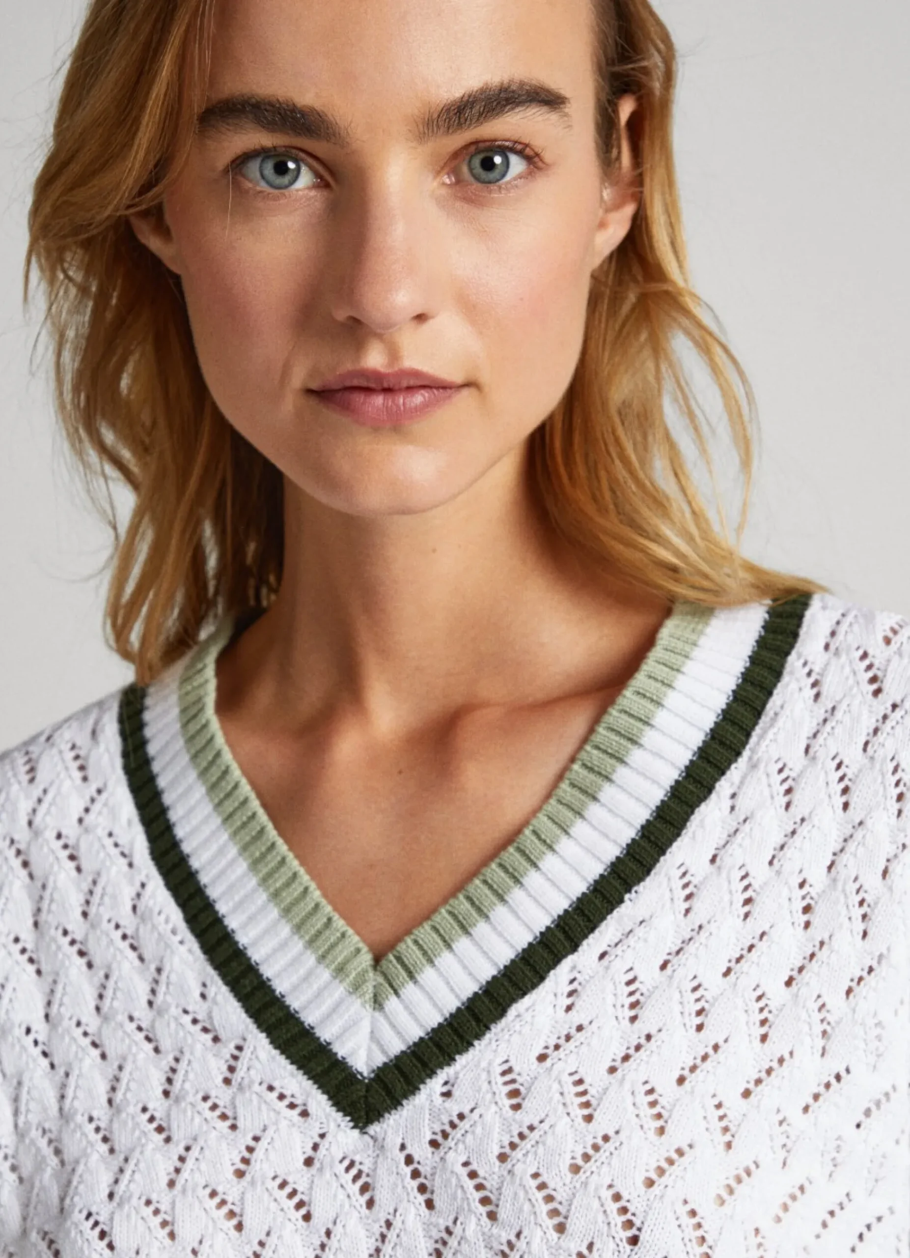Mulher Pepe Jeans Malhas>Sweater Diamonds Openwork