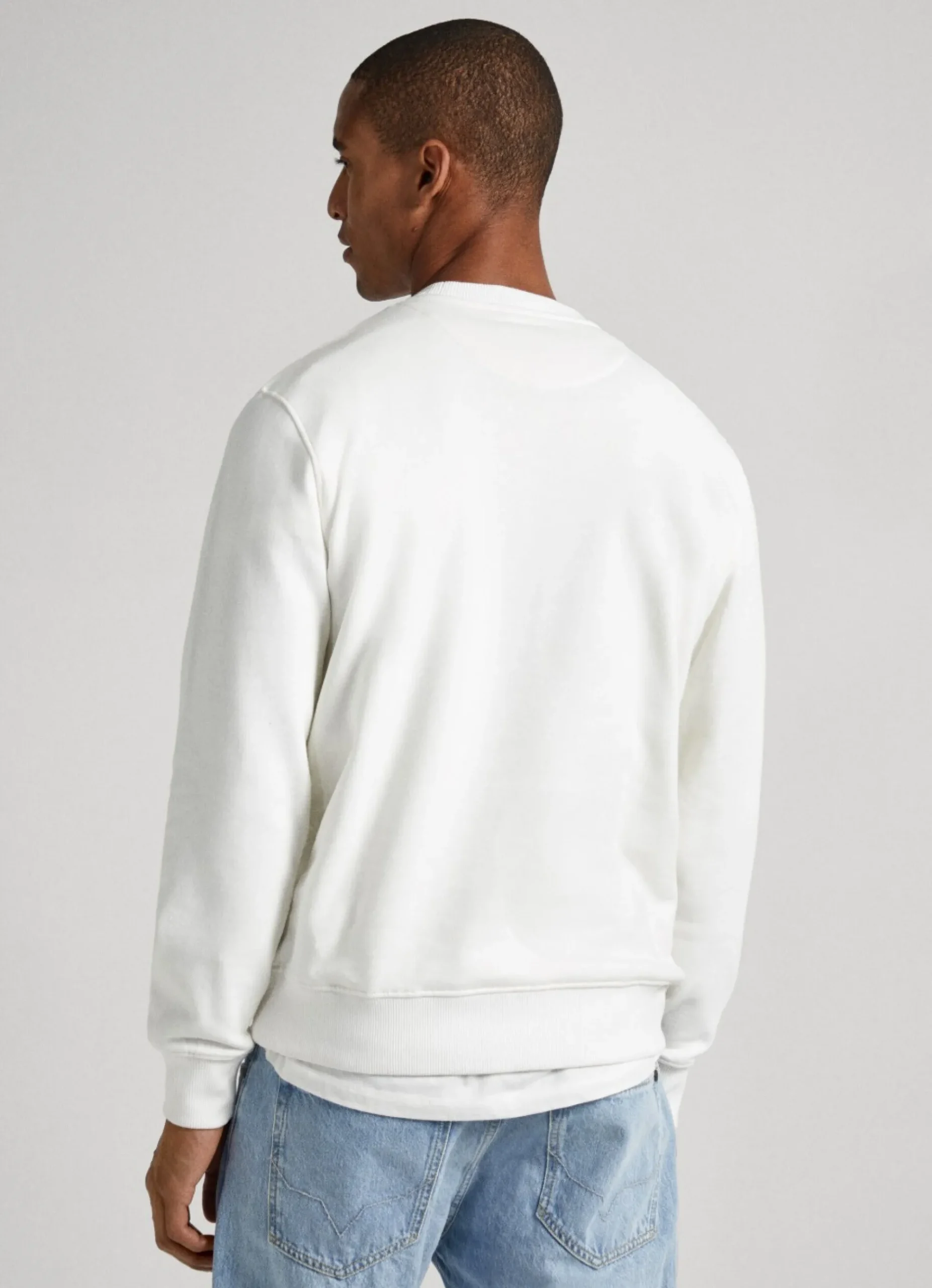 Homem Pepe Jeans Sweatshirts>Sweatshirt Algodao Com Logo Bordado