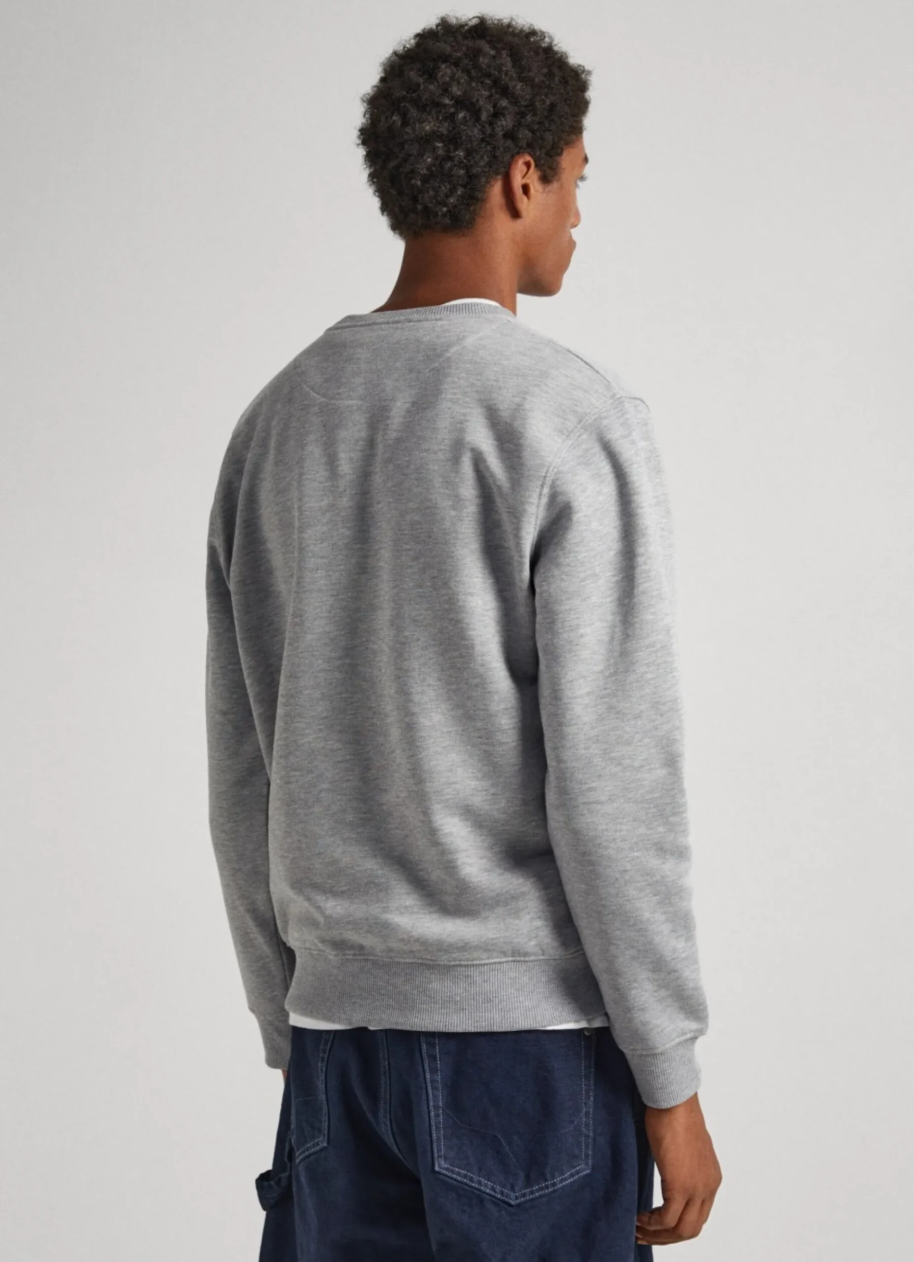 Homem Pepe Jeans Sweatshirts>Sweatshirt Algodao Com Logo Bordado