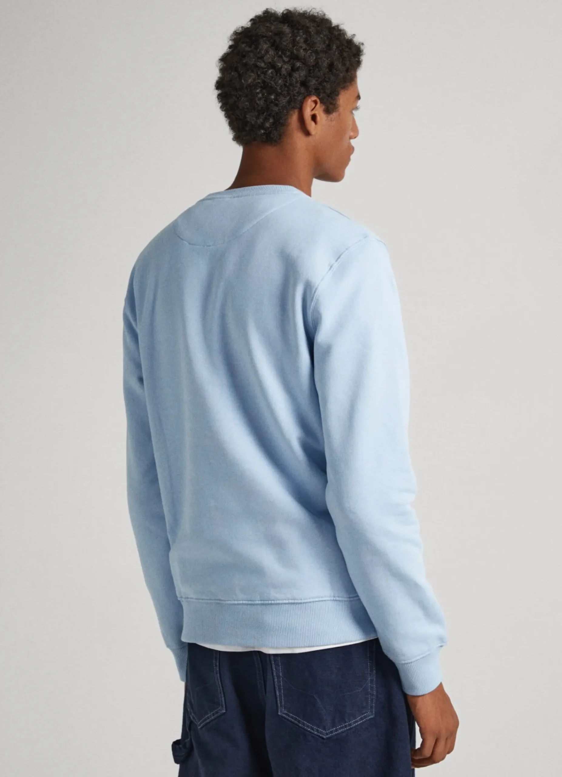 Homem Pepe Jeans Sweatshirts>Sweatshirt Algodao Com Logo Bordado