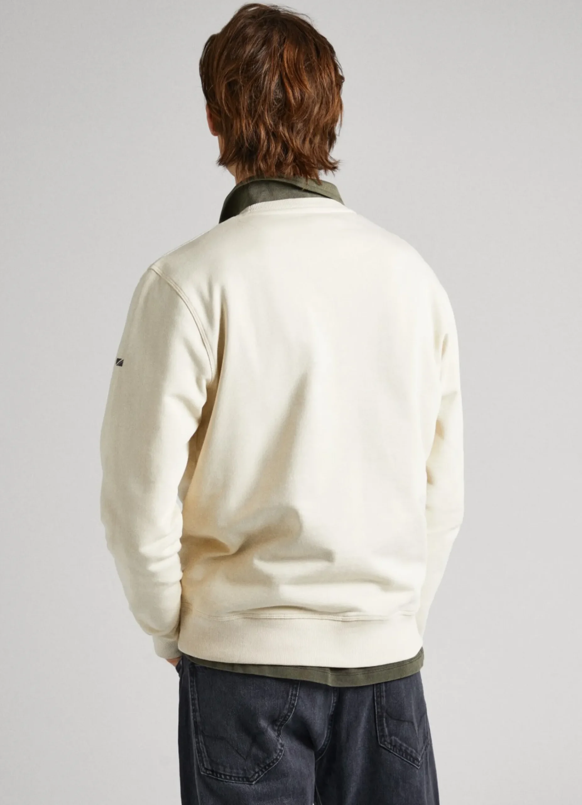Homem Pepe Jeans Sweatshirts>Sweatshirt Algodao Logo Estampado
