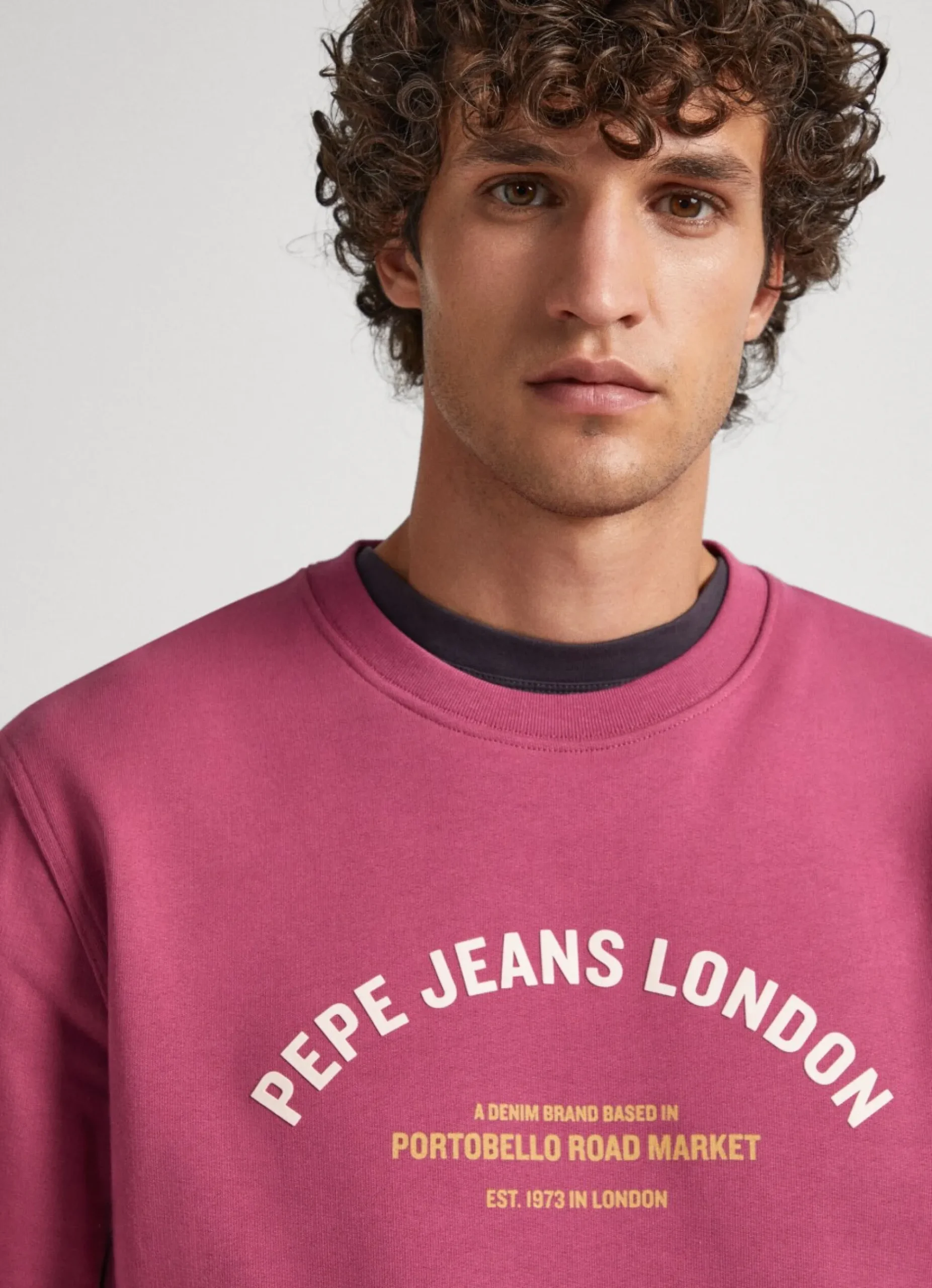 Homem Pepe Jeans Sweatshirts>Sweatshirt Algodao Logo Estampado