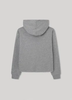 Rapariga Pepe Jeans Sweatshirts E Malhas>Sweatshirt Algodao Logo Estampado