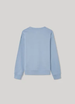 Rapariga Pepe Jeans Sweatshirts E Malhas>Sweatshirt Algodao Logo Estampado