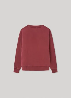 Rapariga Pepe Jeans Sweatshirts E Malhas>Sweatshirt Algodao Logo Strass