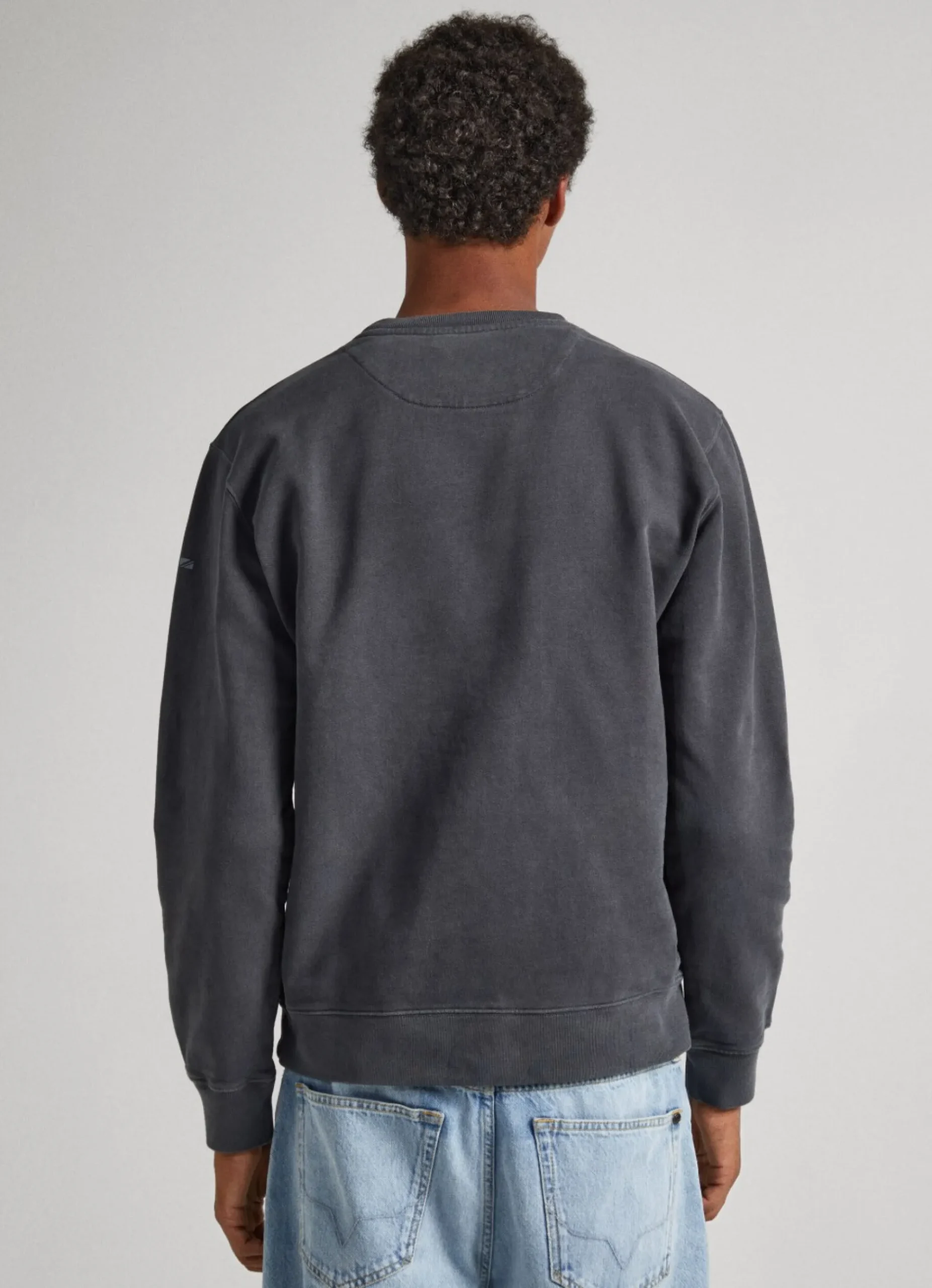 Homem Pepe Jeans Sweatshirts>Sweatshirt Basica Logo David Crew