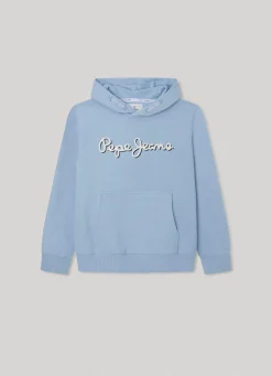 Rapaz Pepe Jeans Sweatshirts E Malhas>Sweatshirt Capuz Ajustavel
