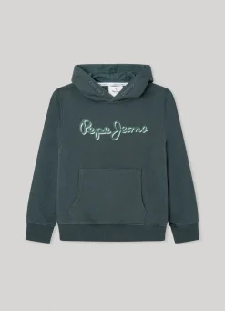 Rapaz Pepe Jeans Sweatshirts E Malhas>Sweatshirt Capuz Ajustavel