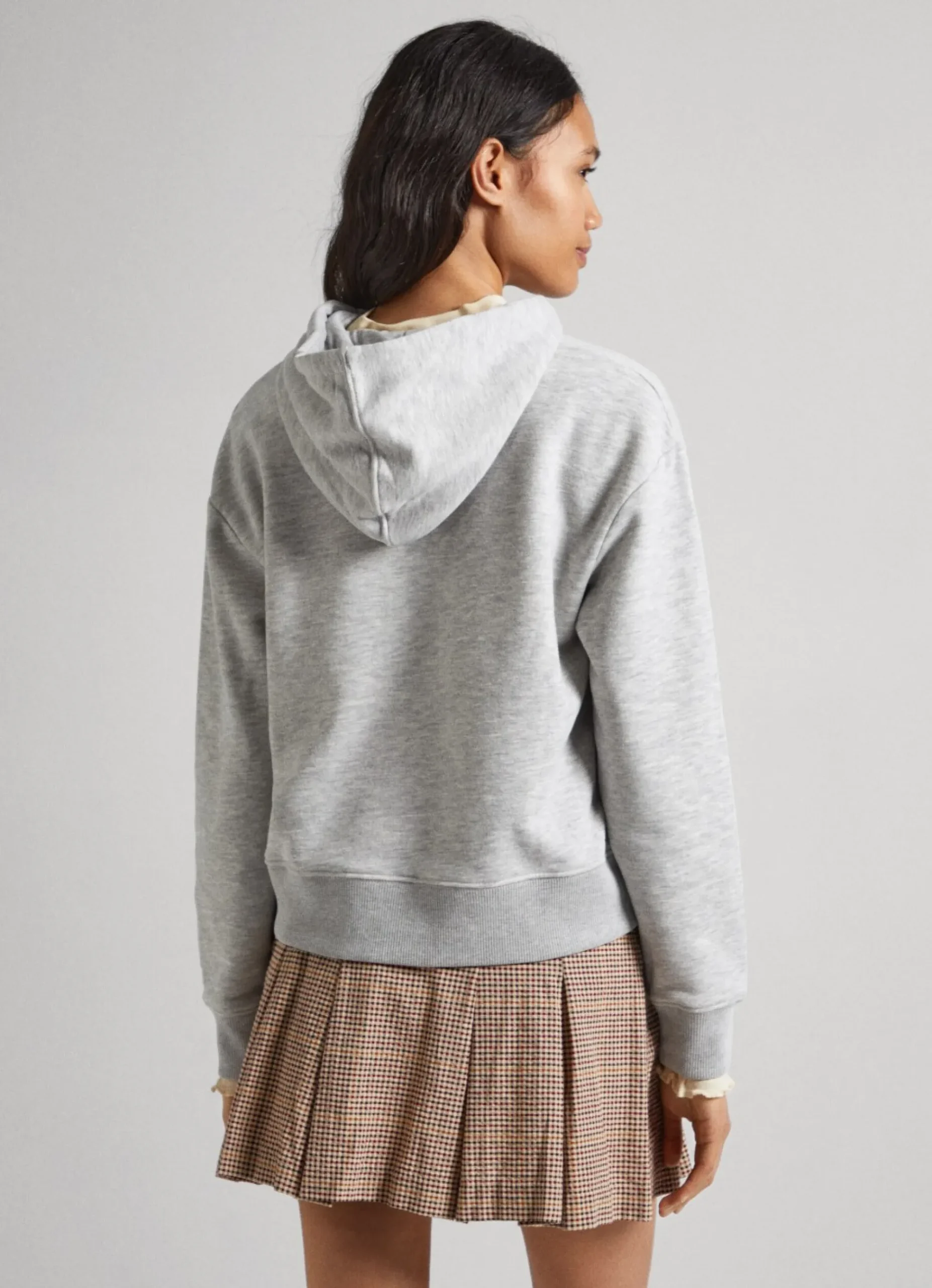 Mulher Pepe Jeans Sweatshirts>Sweatshirt Capuz Ajustavel