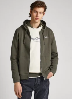 Homem Pepe Jeans Sweatshirts>Sweatshirt Com Fecho De Correr