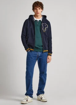 Homem Pepe Jeans Sweatshirts>Sweatshirt Com Fecho De Correr