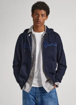 Homem Pepe Jeans Sweatshirts>Sweatshirt Com Fecho De Correr