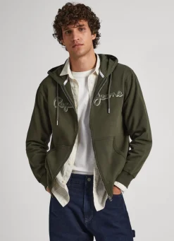 Homem Pepe Jeans Sweatshirts>Sweatshirt Com Fecho De Correr