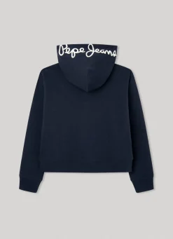Rapariga Pepe Jeans Sweatshirts E Malhas>Sweatshirt Com Fecho De Correr