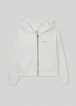 Rapariga Pepe Jeans Sweatshirts E Malhas>Sweatshirt Com Fecho De Correr
