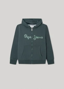Rapaz Pepe Jeans Sweatshirts E Malhas>Sweatshirt Com Fecho De Correr