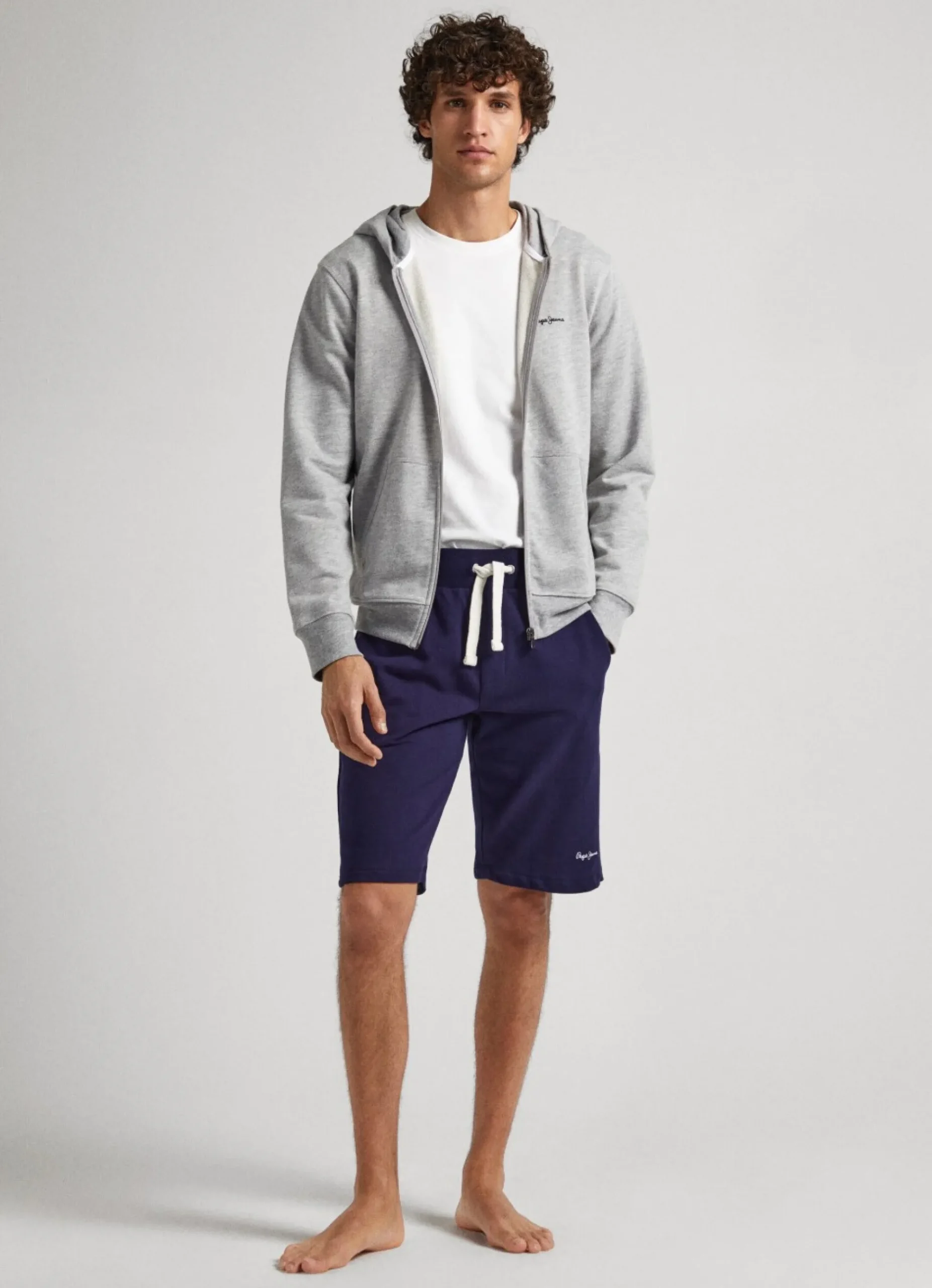 Homem Pepe Jeans Underwear>Sweatshirt Com Fecho Logo Estampado