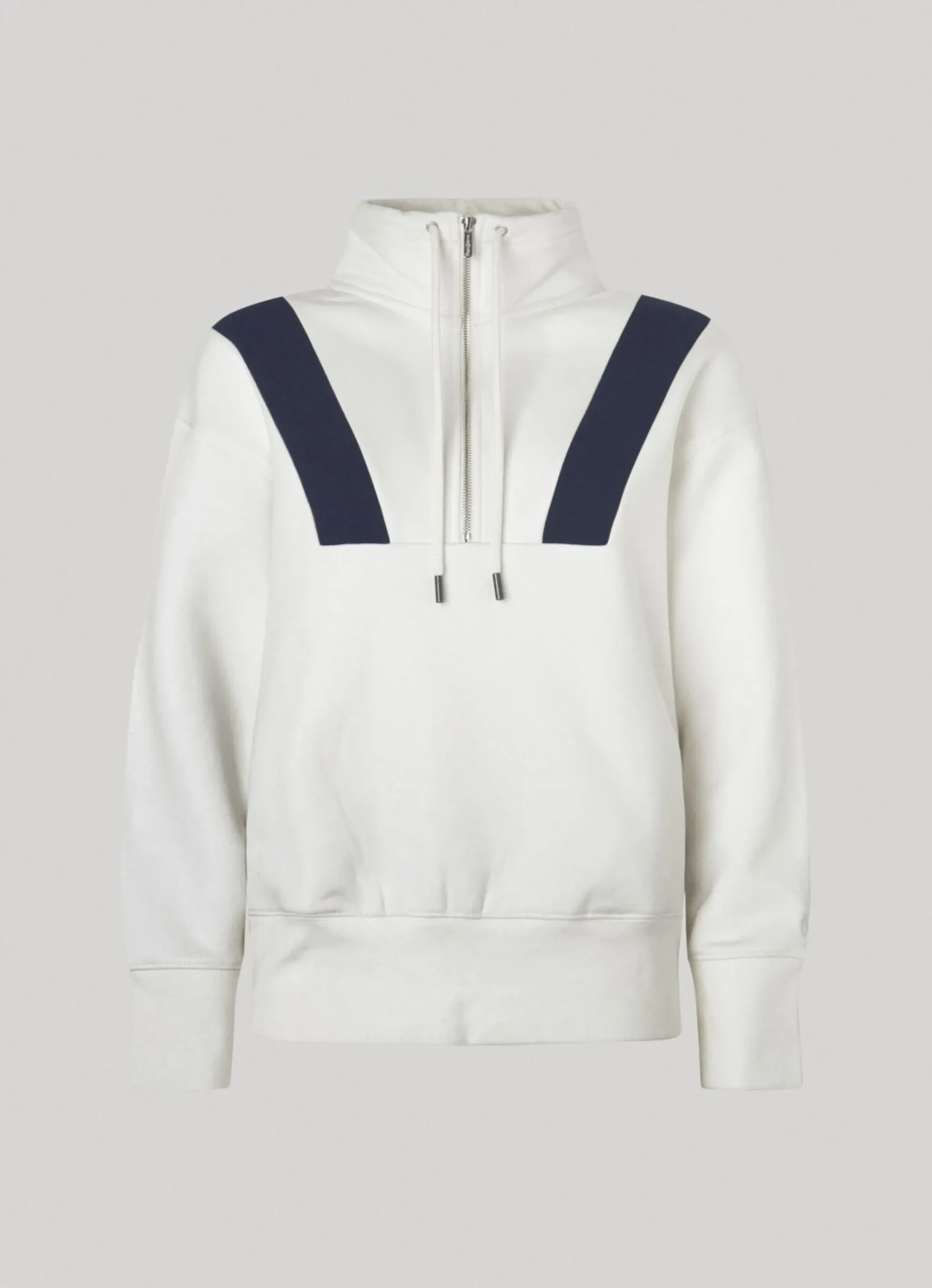 Mulher Pepe Jeans Sweatshirts>Sweatshirt Com Meio Fecho
