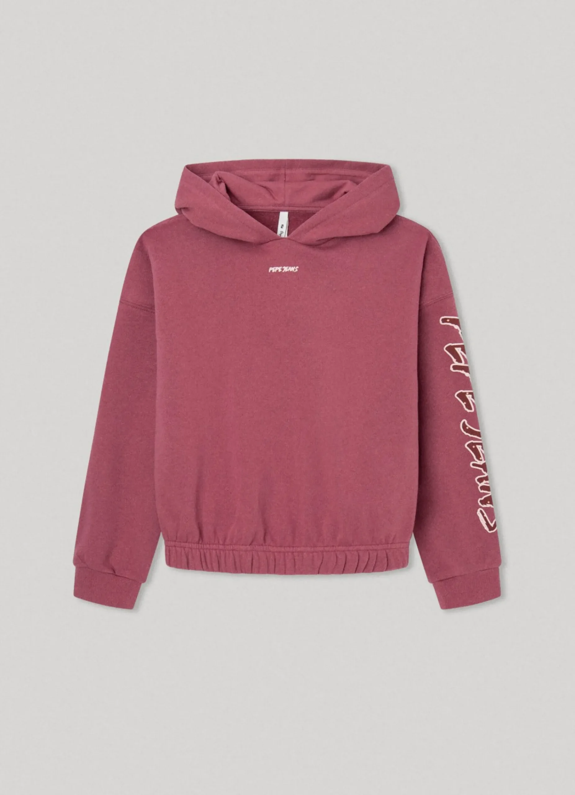Rapariga Pepe Jeans Sweatshirts E Malhas>Sweatshirt De Algodao Com Capuz