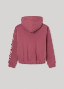 Rapariga Pepe Jeans Sweatshirts E Malhas>Sweatshirt De Algodao Com Capuz