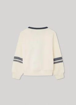 Rapariga Pepe Jeans Sweatshirts E Malhas>Sweatshirt Logo Estampado