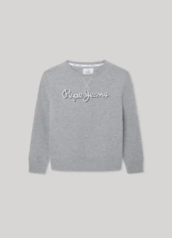 Rapaz Pepe Jeans Sweatshirts E Malhas>Sweatshirt Logo Estampado Em 3D
