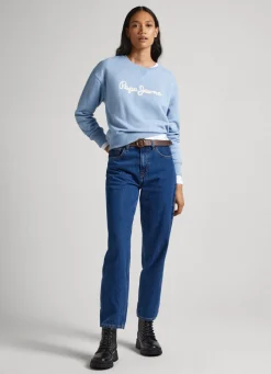 Mulher Pepe Jeans Sweatshirts>Sweatshirt Logo Estampado