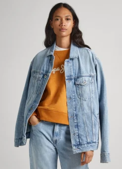 Mulher Pepe Jeans Sweatshirts>Sweatshirt Logo Estampado