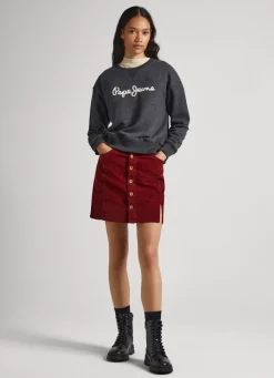 Mulher Pepe Jeans Sweatshirts>Sweatshirt Logo Estampado