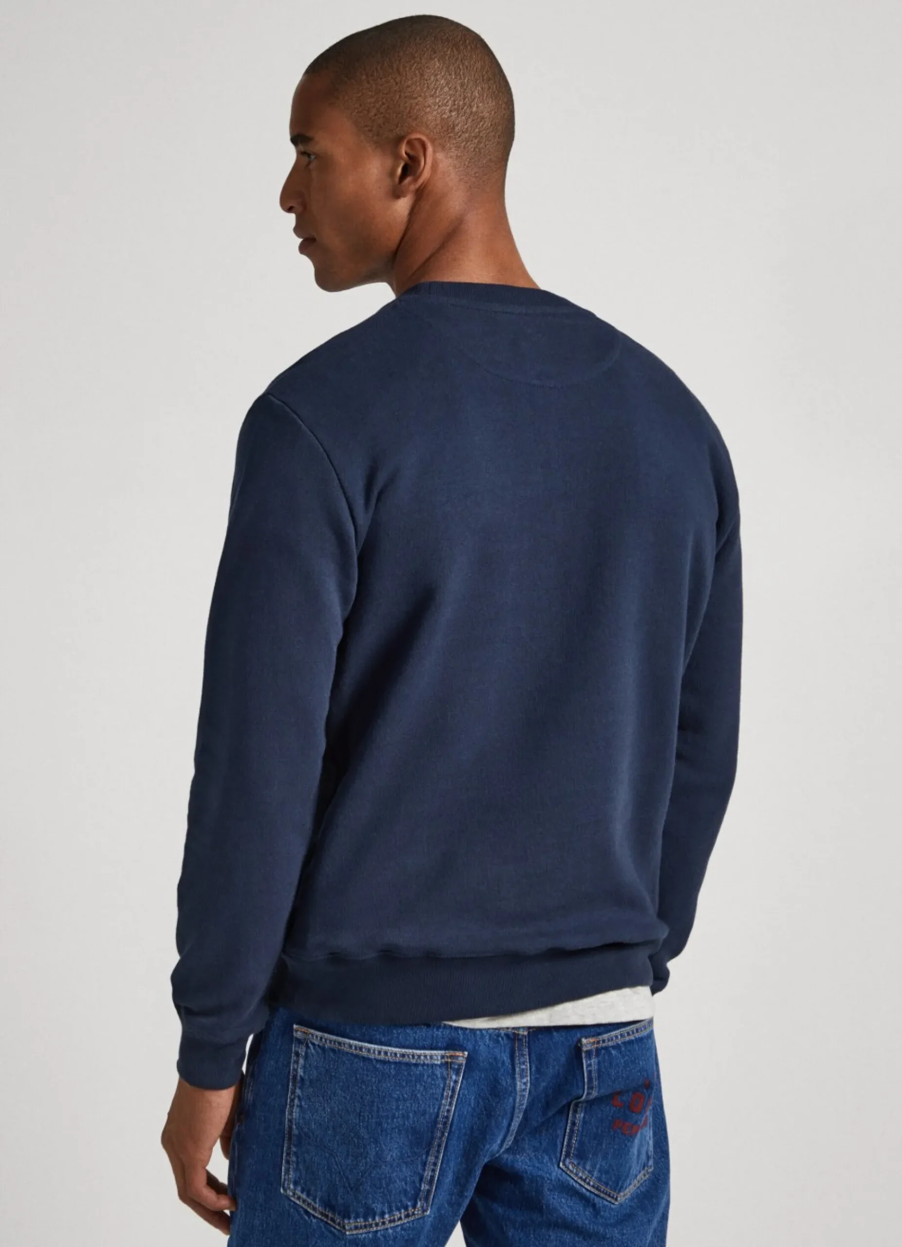 Mulher Pepe Jeans Sweatshirts>Sweatshirt Unisexo Gola Redonda Estampada