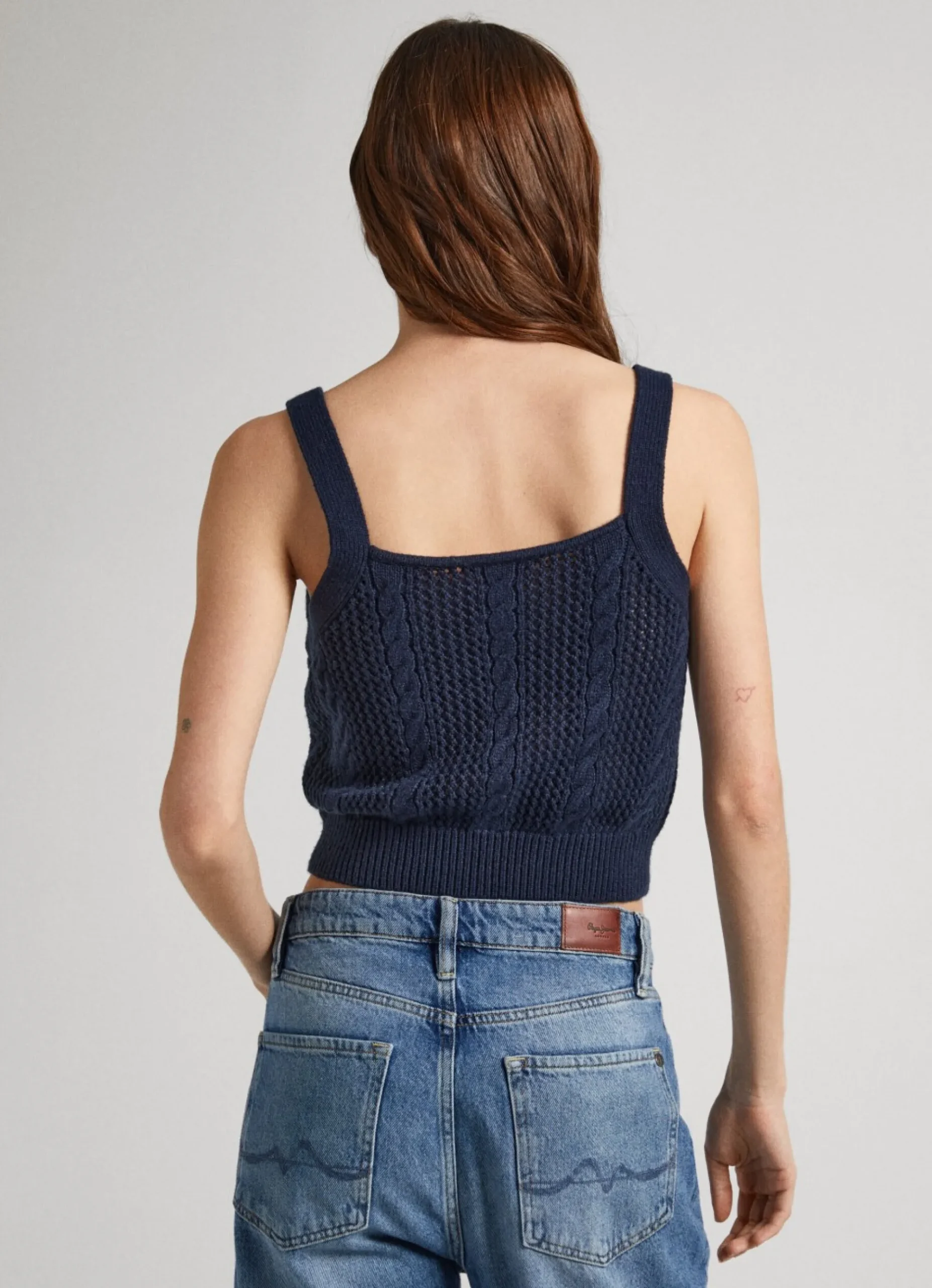 Mulher Pepe Jeans Malhas E Cardigans>Top De Malha Floral