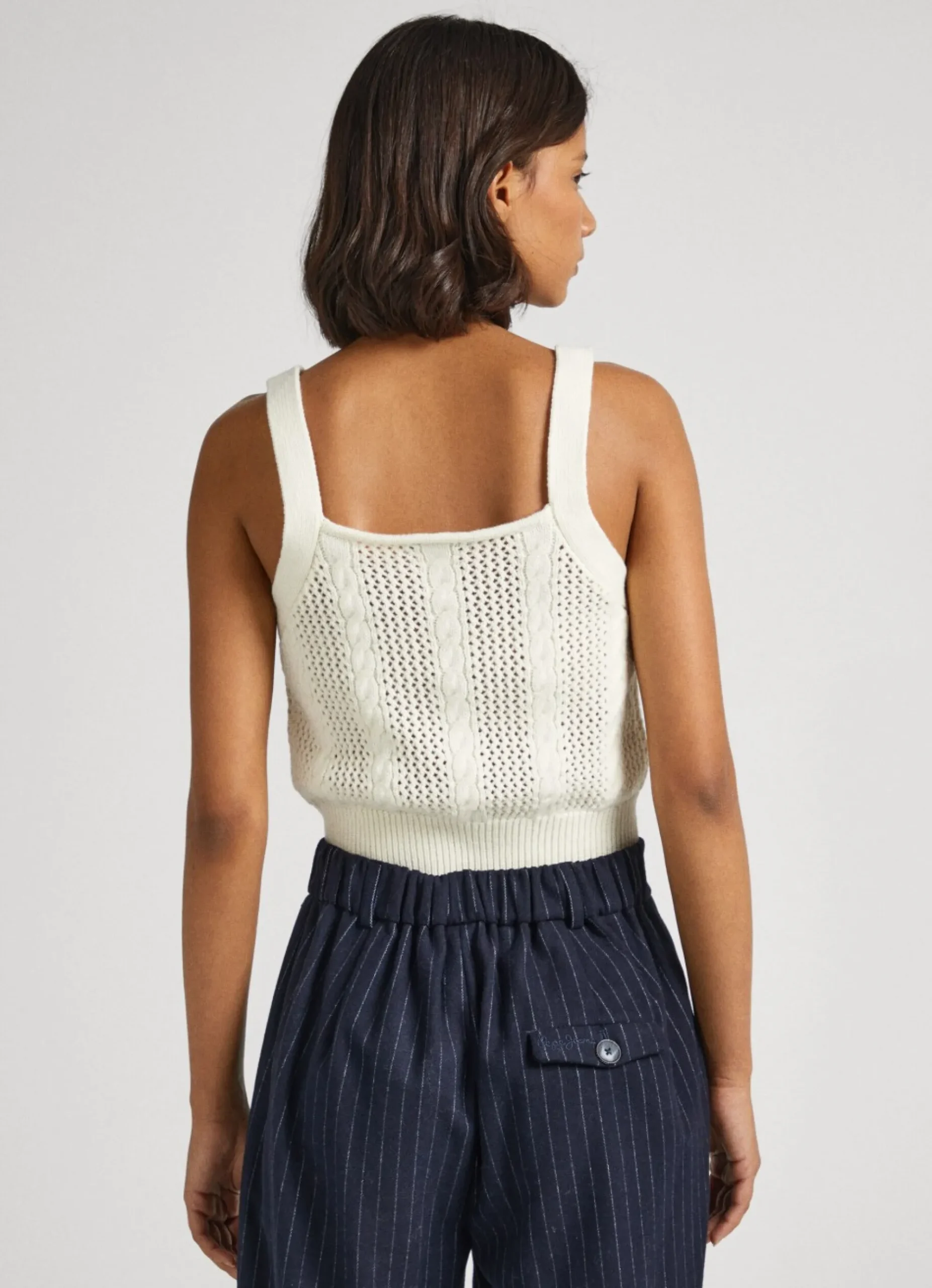 Mulher Pepe Jeans Malhas E Cardigans>Top De Malha Floral
