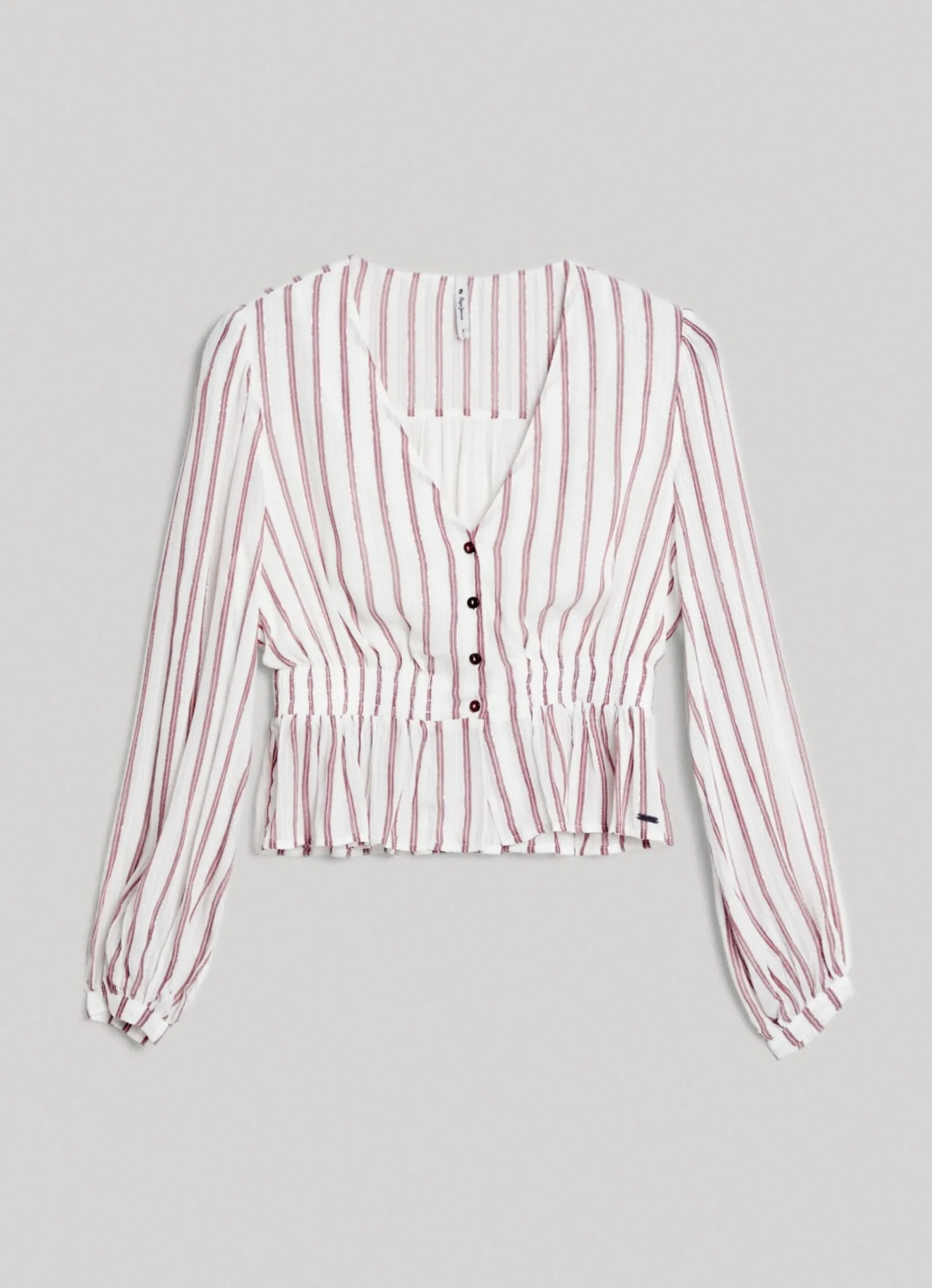 Mulher Pepe Jeans Camisas E Blusas>Top Padrao As Riscas