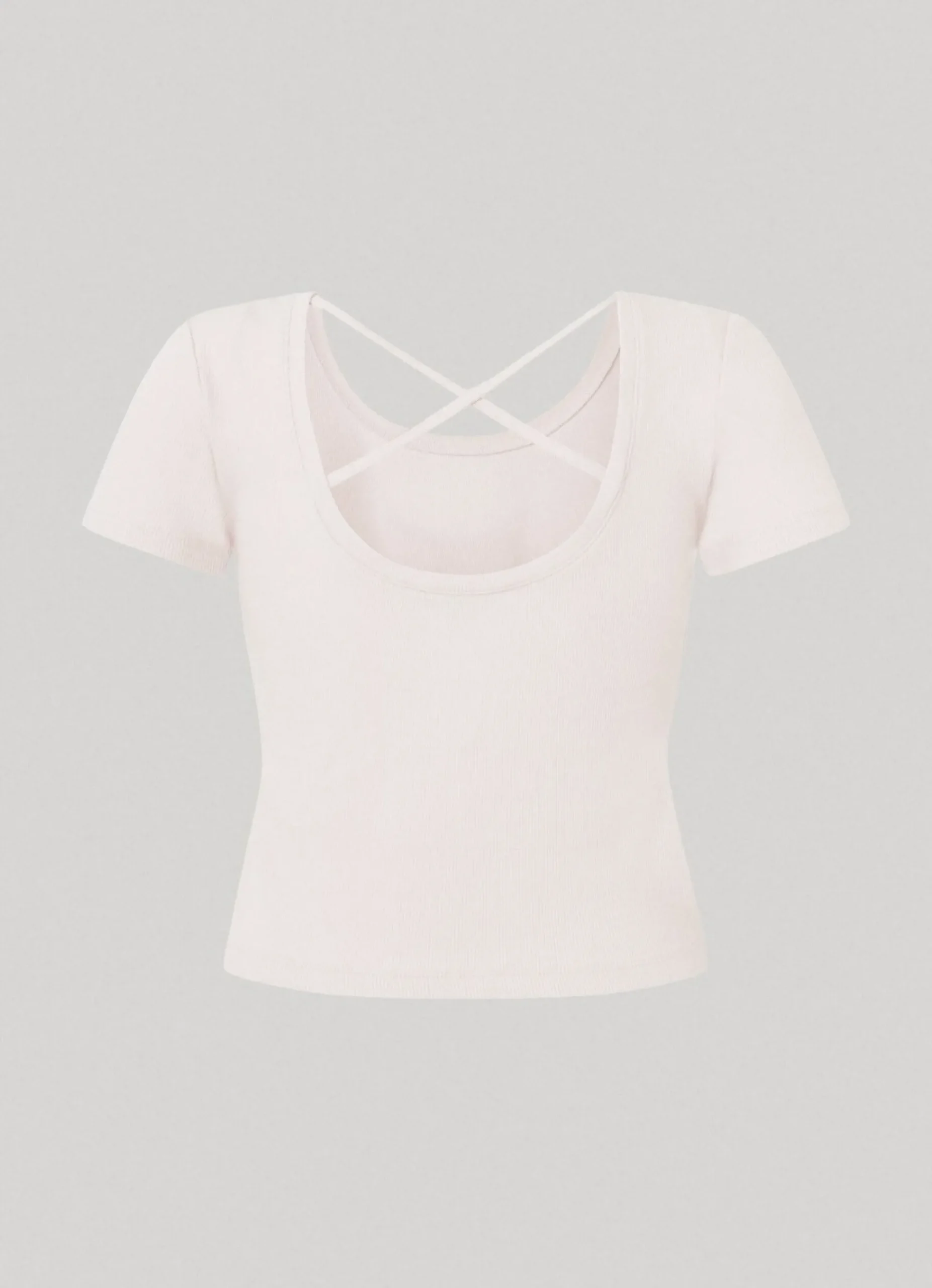 Mulher Pepe Jeans T-Shirts>T-Shirt Alcas Cruzadas Nas Costas