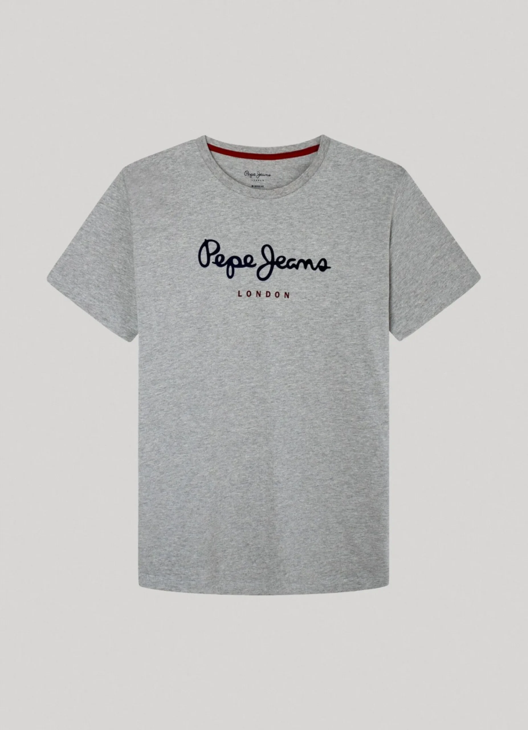 Homem Pepe Jeans T-Shirts>T-Shirt Algodao Logo Estampado