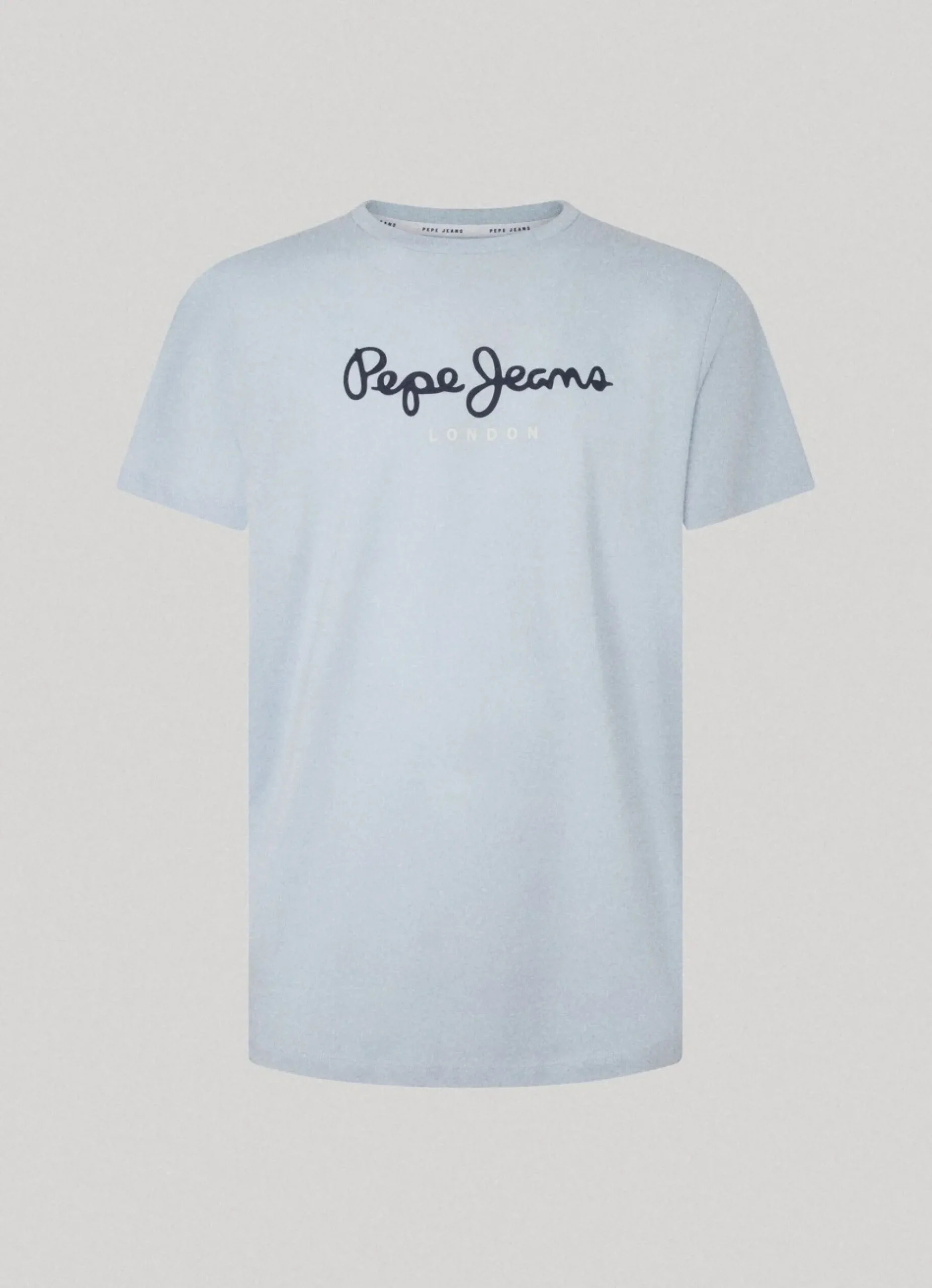 Homem Pepe Jeans T-Shirts>T-Shirt Algodao Logo Estampado