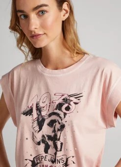 Mulher Pepe Jeans T-Shirts><noscript><img data-lazyloaded=