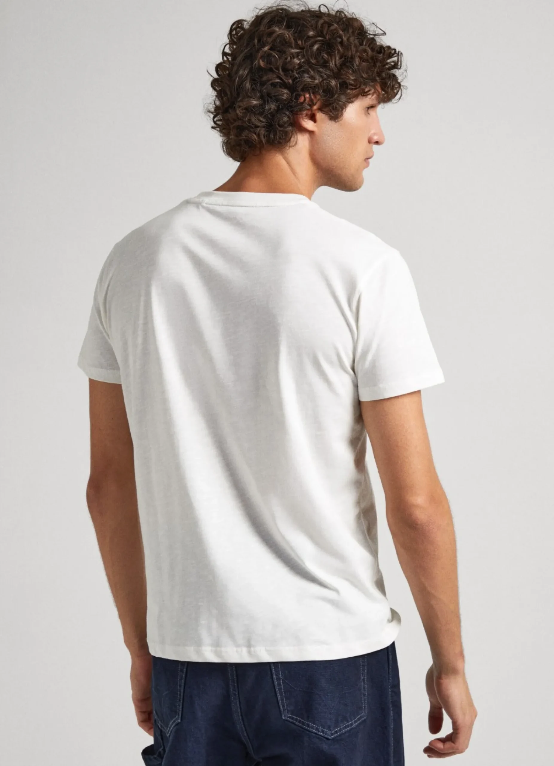 Homem Pepe Jeans T-Shirts>T-Shirt Com Logo Estampada