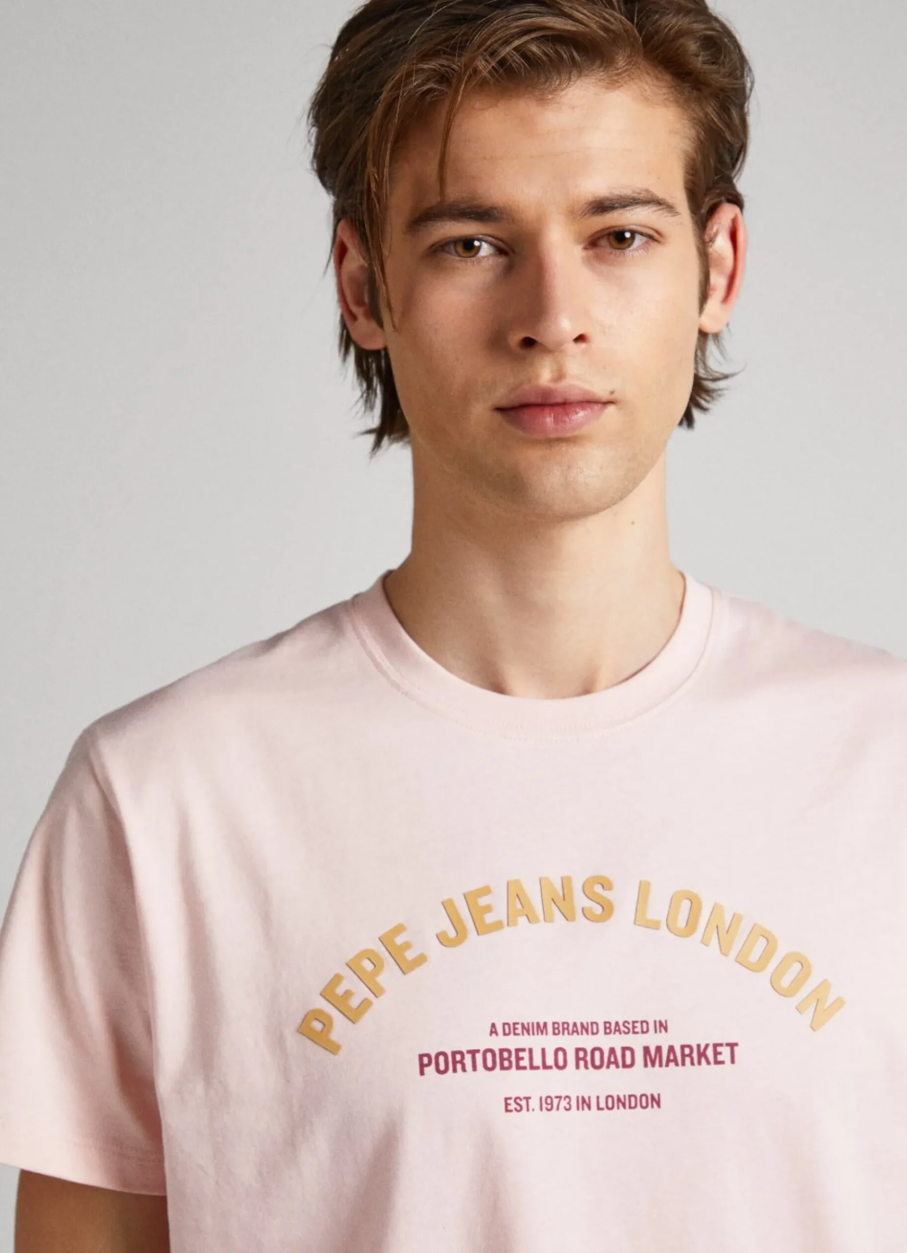 Homem Pepe Jeans T-Shirts>T-Shirt Com Logo Estampado