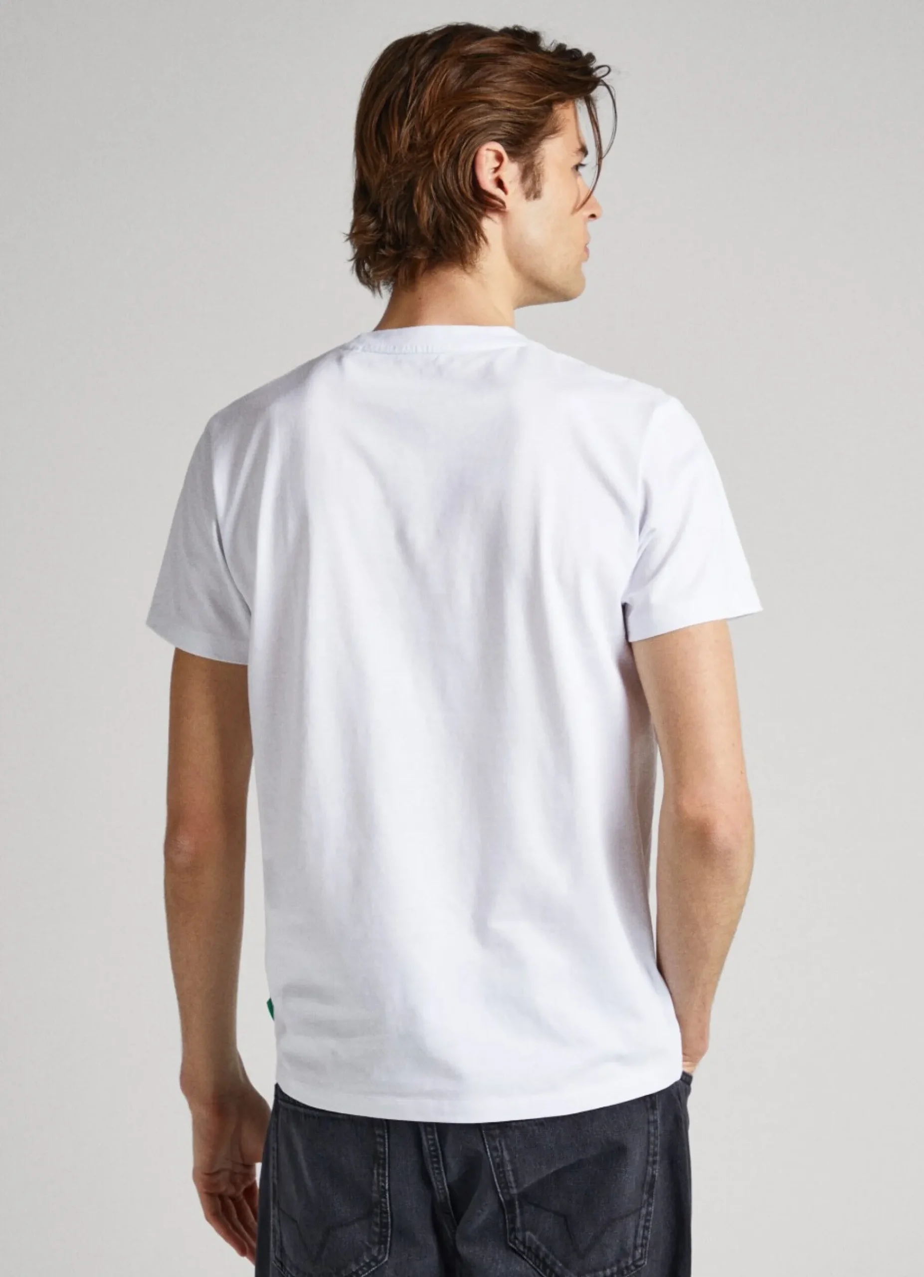 Homem Pepe Jeans T-Shirts>T-Shirt Com Logo Estampado