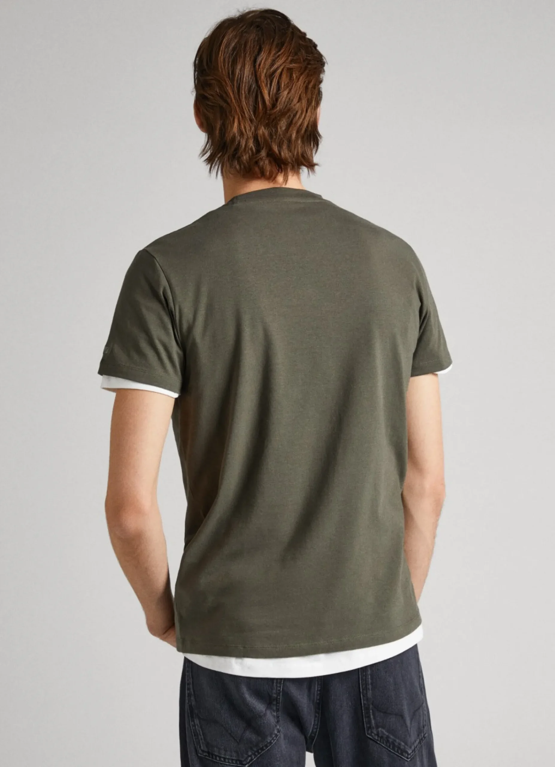 Homem Pepe Jeans T-Shirts>T-Shirt Com Logo Estampado
