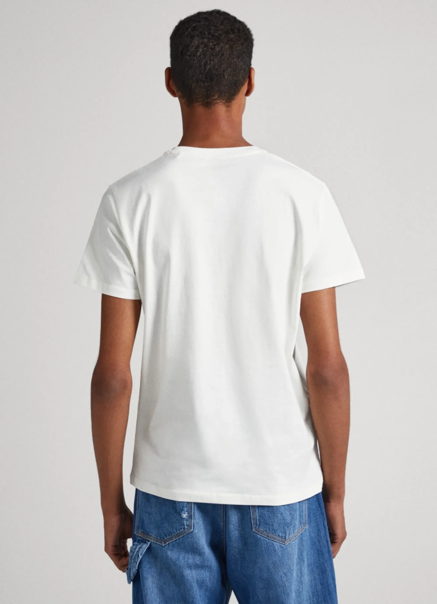 Homem Pepe Jeans T-Shirts>T-Shirt Com Logo Estampado
