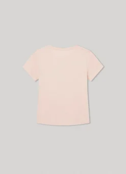 Rapariga Pepe Jeans Camisas E T-Shirts>T-Shirt Com Logo Estampado