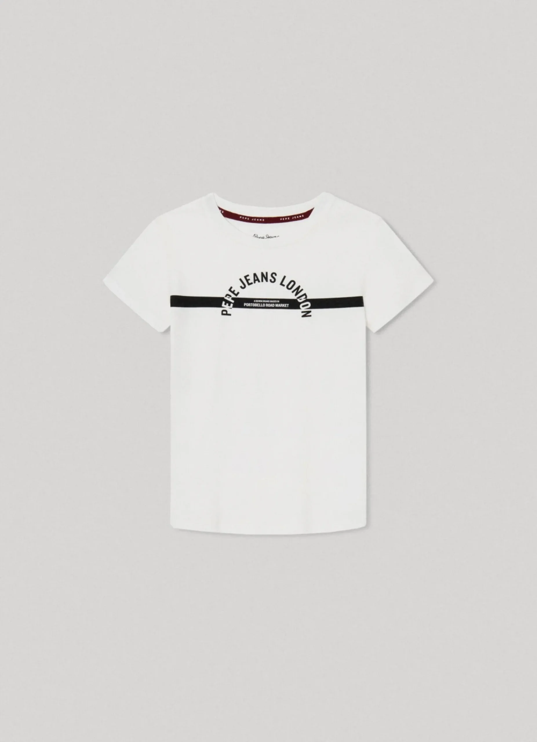 Rapaz Pepe Jeans T-Shirts>T-Shirt Com Logo Estampado