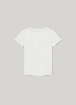 Rapaz Pepe Jeans T-Shirts>T-Shirt Com Logo Estampado