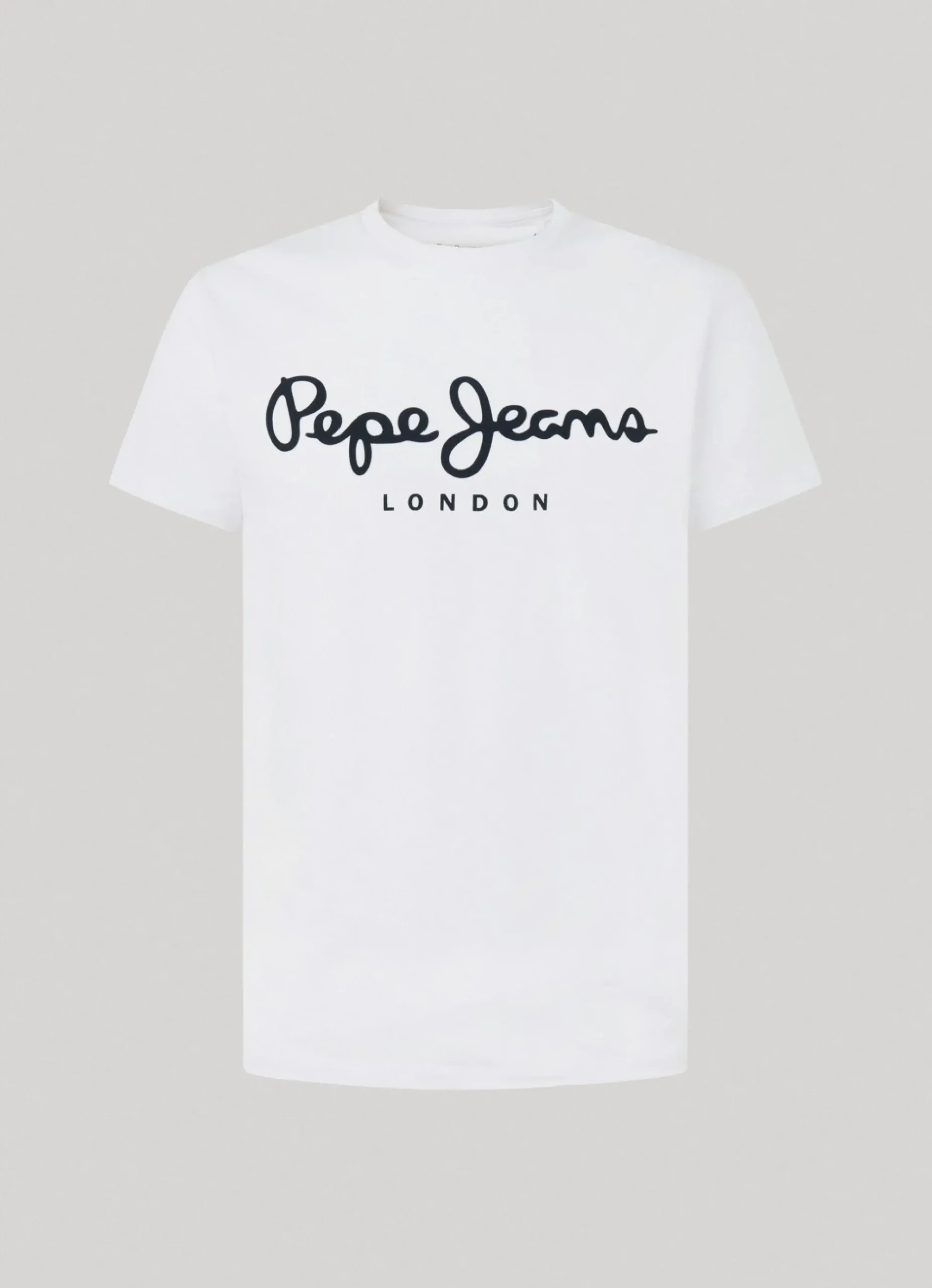 Homem Pepe Jeans T-Shirts>T-Shirt De Algodao De Manga Curta