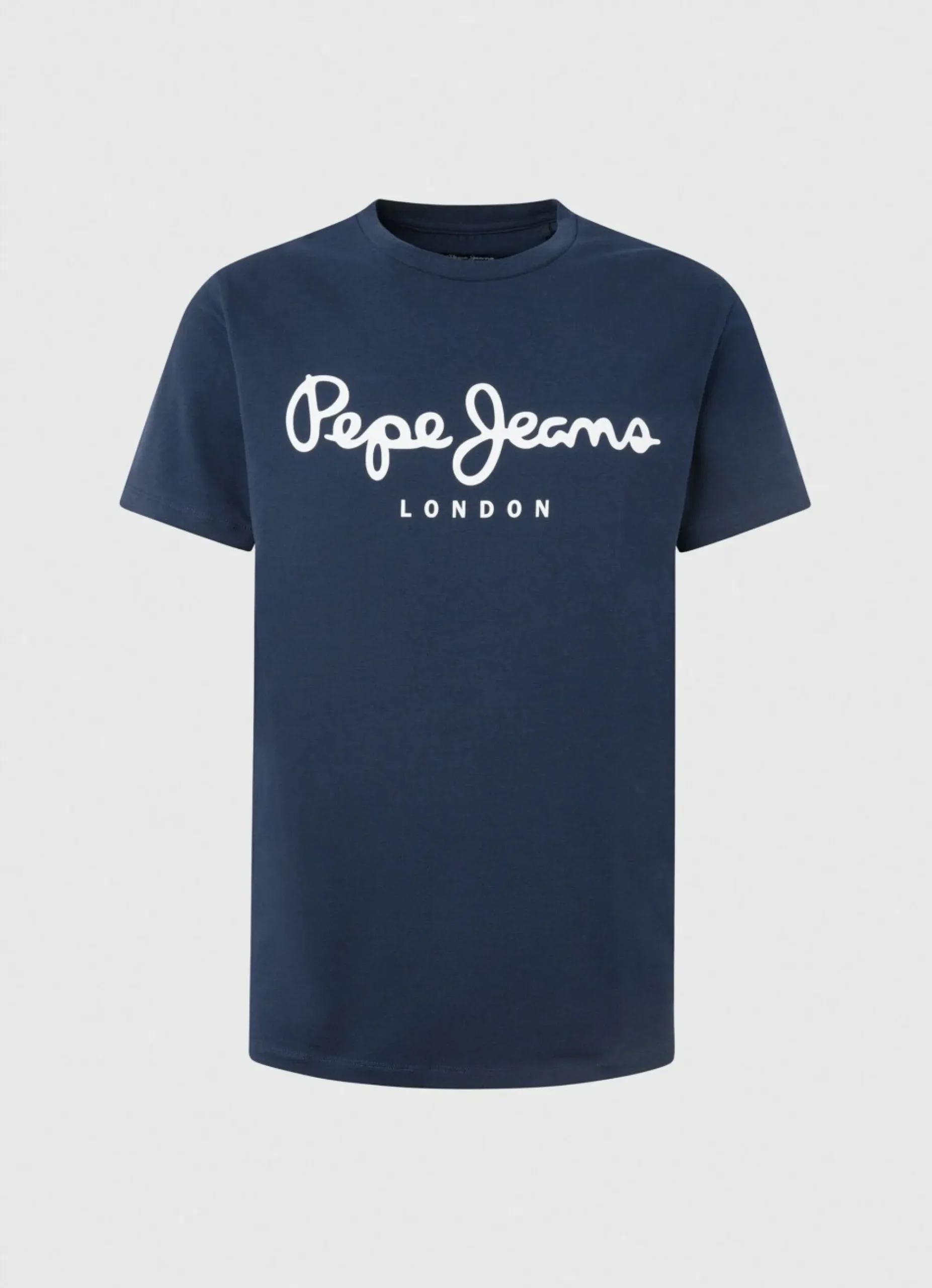 Homem Pepe Jeans T-Shirts>T-Shirt De Algodao De Manga Curta